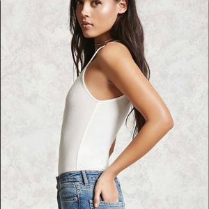 👻Ribbed High-Neck Bodysuit👻